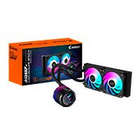 DISIPADOR DE ENFRIAMIENTO LIQUIDO GIGABYTE GP-AORUS WATERFORCE X II 240/240MM/S-1700/S-1200/AM4/AM5/RGB DISIPADOR DE ENFRIAMIENTO LIQUIDO GIGABYTE GP-AORUS WATERFORCE X II 240/240MM/S-1700/S-1200/AM4/AM5/RGB
